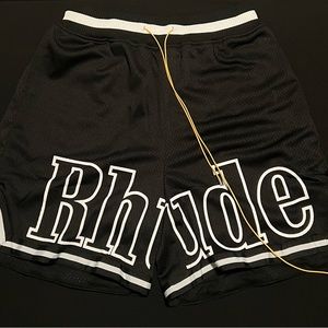 Rhude Logo Shorts